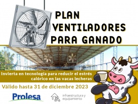 Plan ventiladores para ganado 2023