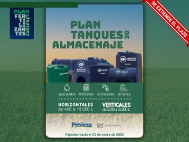 Extensión Plan Tanques de almacenaje 2025/26