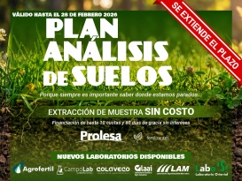 Extensión Plan Análisis de Suelos 2026